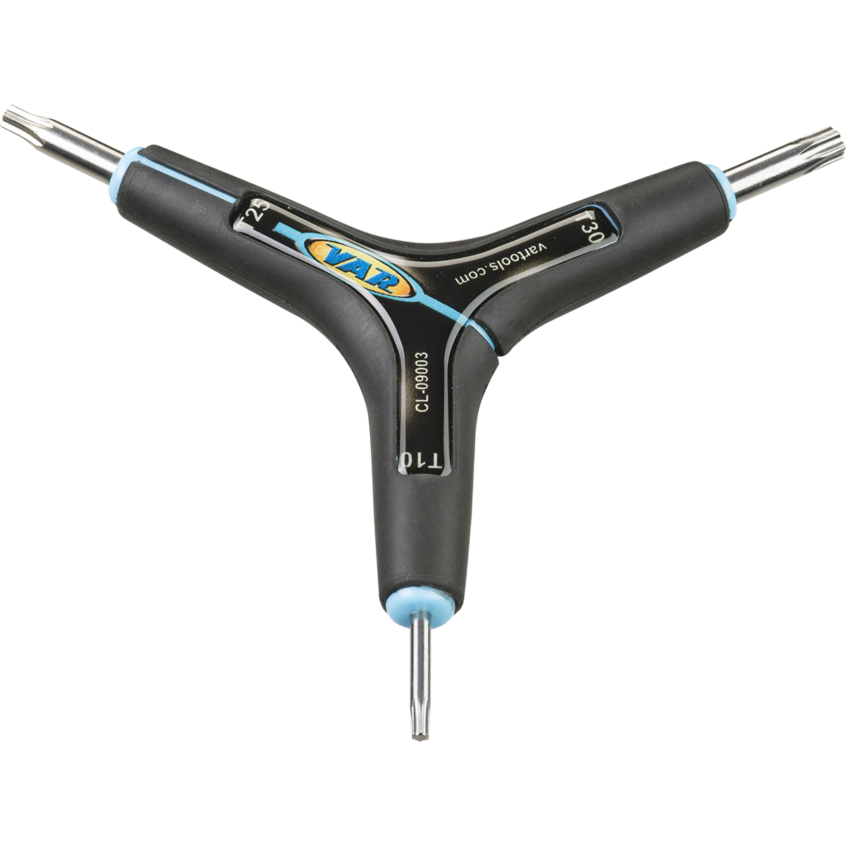 Clé triple compatible Torx® T10/T25/T30  - sur carte