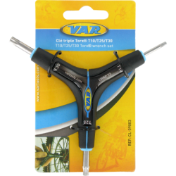 T10/T25/T30 Torx wrench set - carded